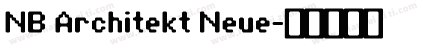 NB Architekt Neue字体转换